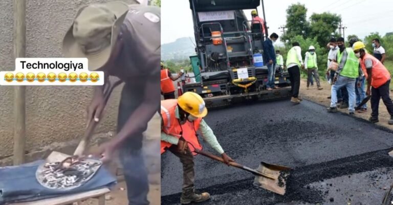 सड़क बनाने वाले इस शख्स ने लगाया गजब का दिमाग, कपड़ों पर प्रेस करने के लिए बना डाला देशी जुगाड़, VIDEO देखें