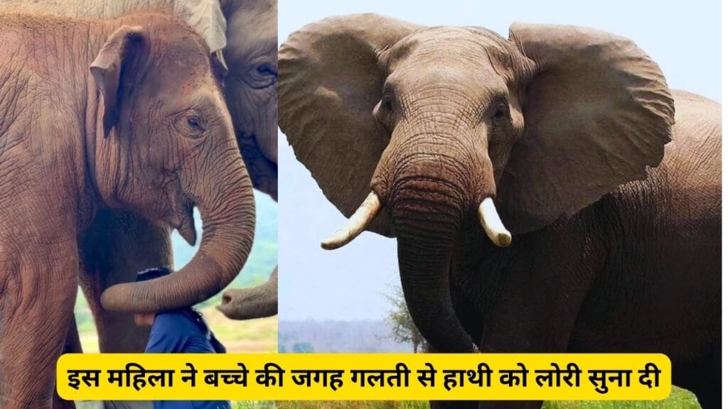 इस महिला ने बच्चे की जगह गलती से हाथी को लोरी सुना दी, मगर इसके बाद जो हाथी ने किया वो जान उड़ जाएंगे आपके भी होश