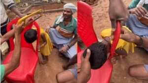 Viral Video: कुर्सी में अटका था बच्ची का सिर, मगर कुछ समझ नहीं आया तो युवक ने ऐसे निकाला की फटी रह गई आंखे
