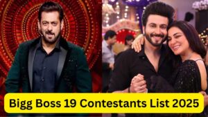 Bigg Boss 19 Contestants List 2025
