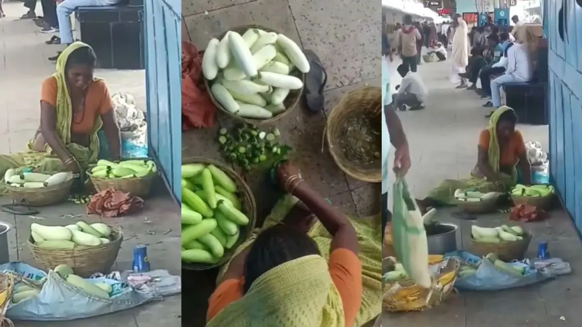 Railway station chemical cucumber viral video action demanded